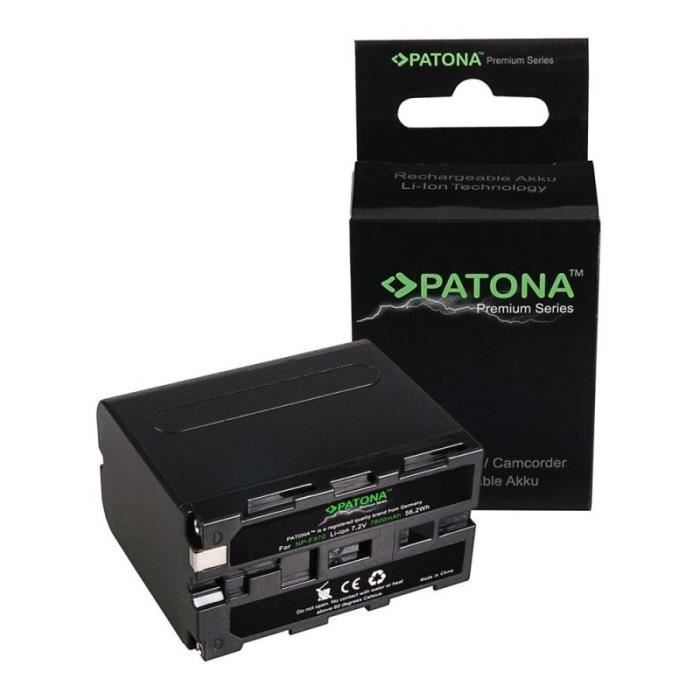 Batterie - PATONA - NP-F970 NP-F960 NP-F950 - 4400 mAh - Lithium Ion - Compatible Sony DCR-VX2100 HDR-FX1