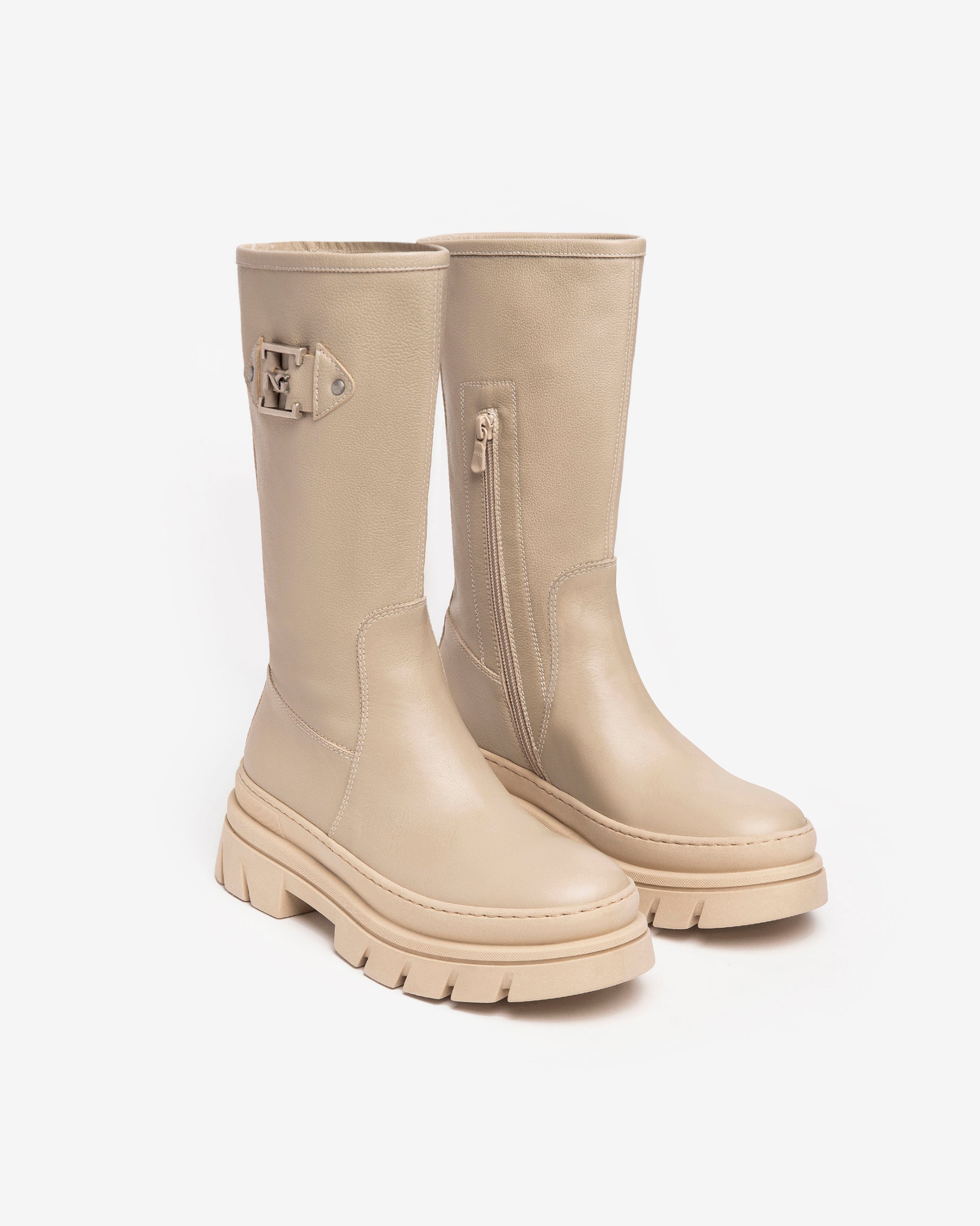 Damen-Lederstiefel