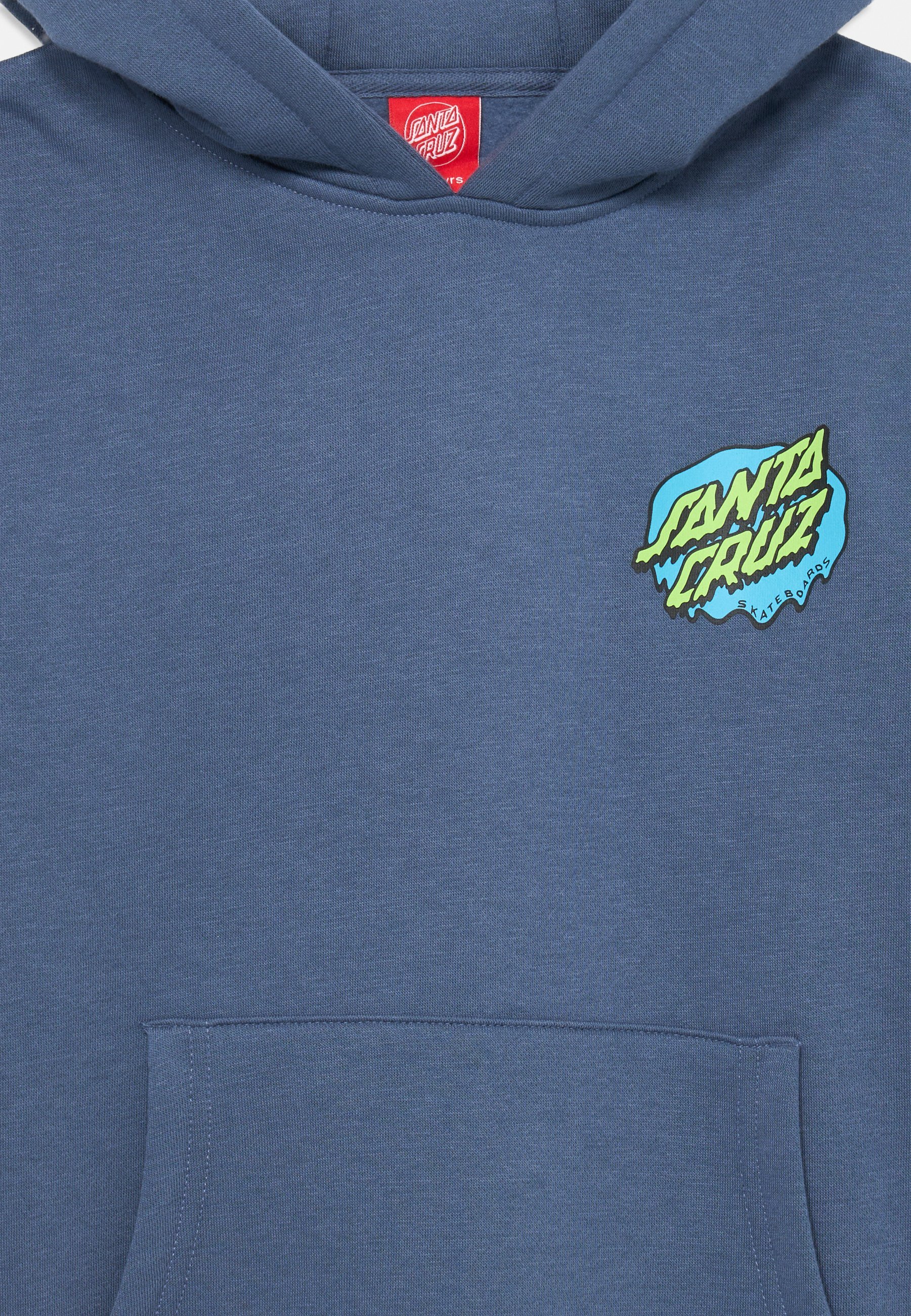 Santa Cruz YOUTH SLIME DOT HOOD UNISEX - Sweatshirt - heritage blue