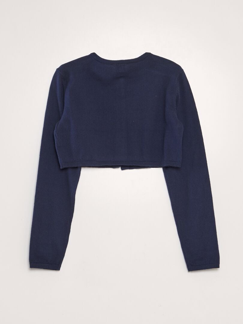 Bolero vest - ZWART