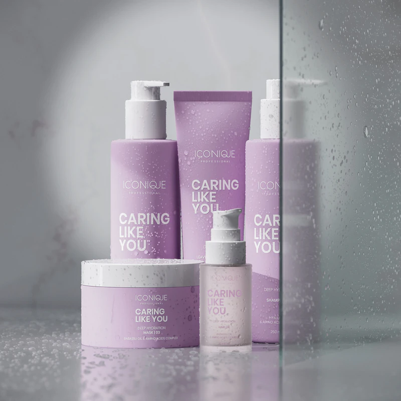 ICONIQUE Professional CARING LIKE YOU Óleo hidratante de hidratação profunda para cabelos secos e danificados