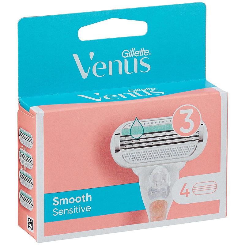 Gillette Gillette-blade, 4-pak Venus Smooth Sensitive