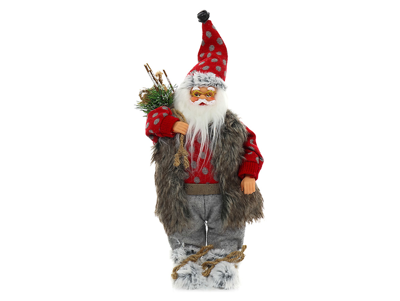Dekoracja świąteczna Mikołaj 37 cm