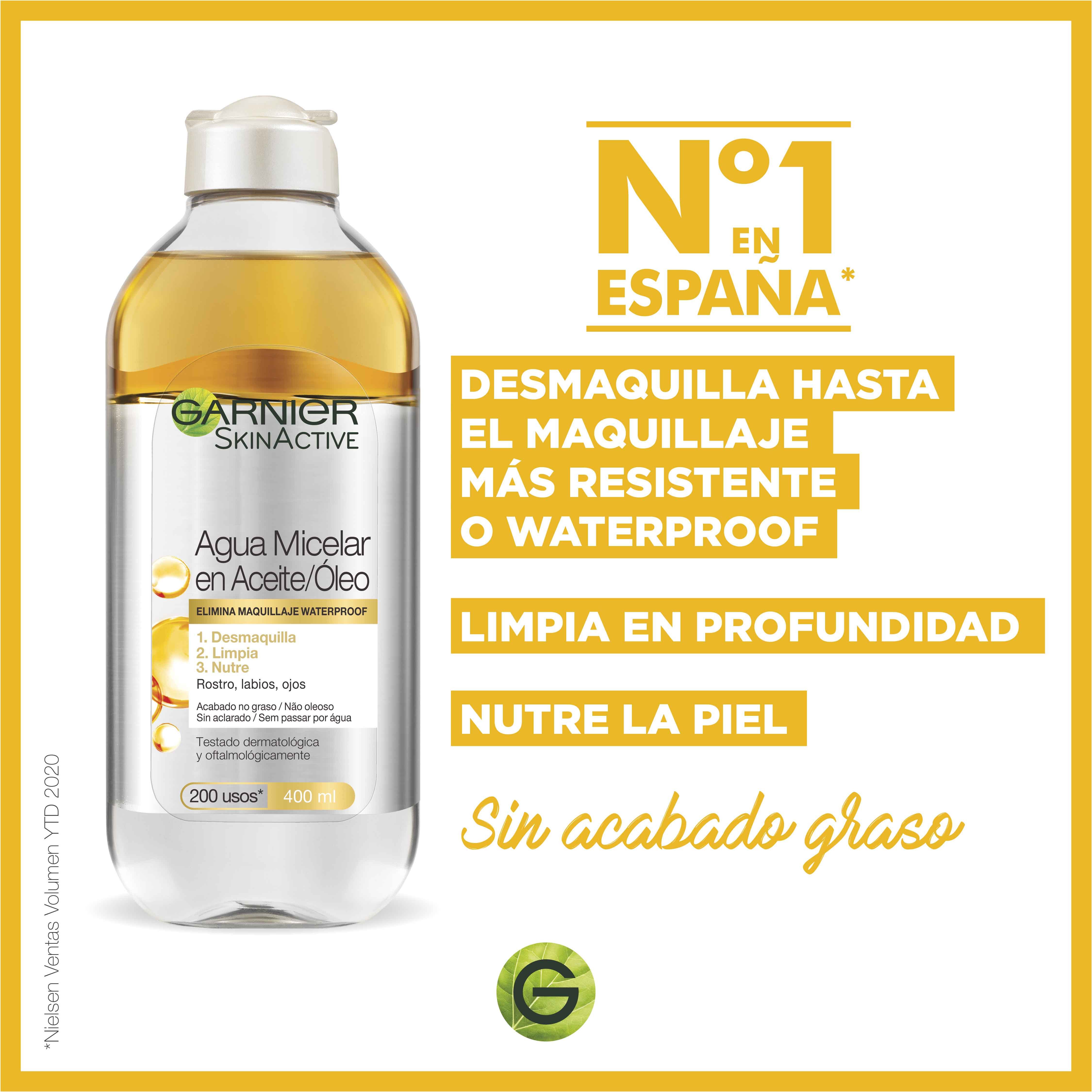 Micelarna voda Skin Active v olju Olja za odstranjevanje ličil