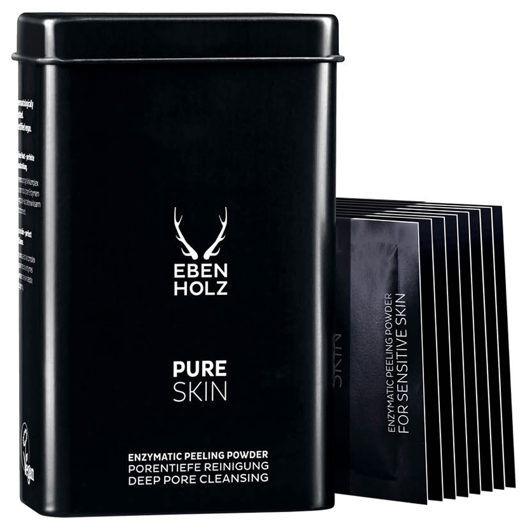 EBONY Skincare -kasvojenkuorinta Pure Skin -entsyymikuorinta - 8 x 4,5 g