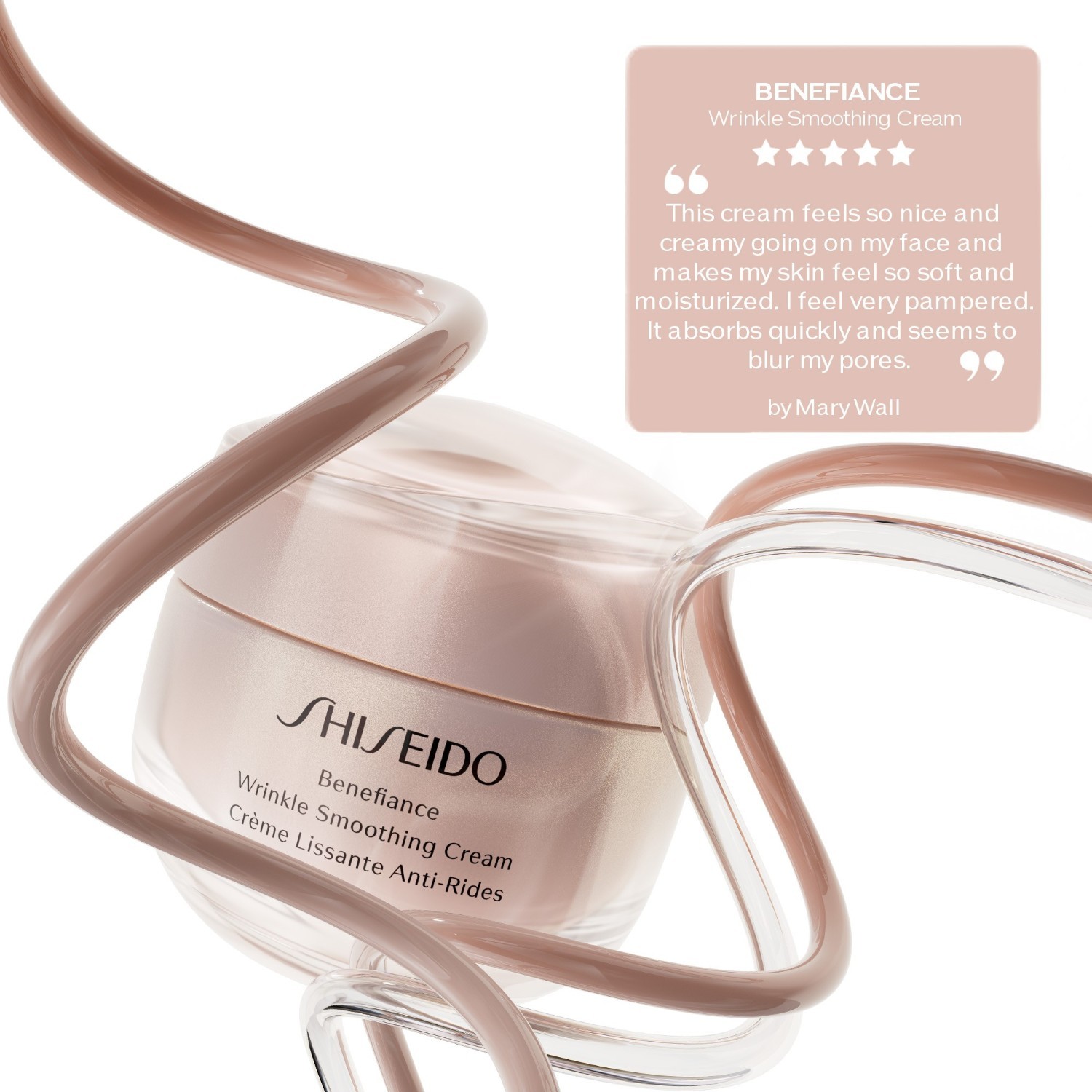 Shiseido Benefiance krema za lice za zaglađivanje bora - 50 ml