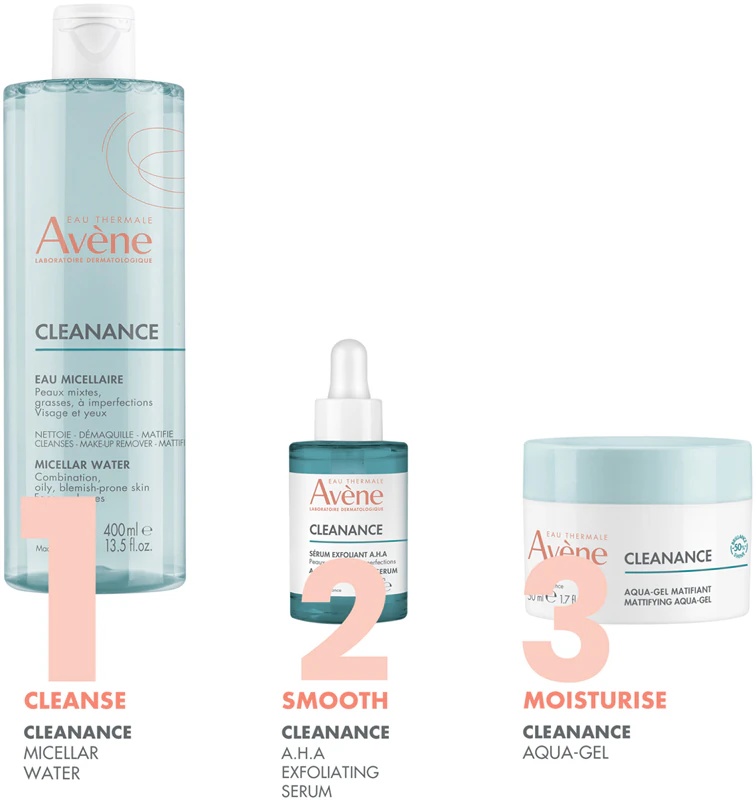 Avène Cleanance micelarna voda za mastno in mešano kožo
