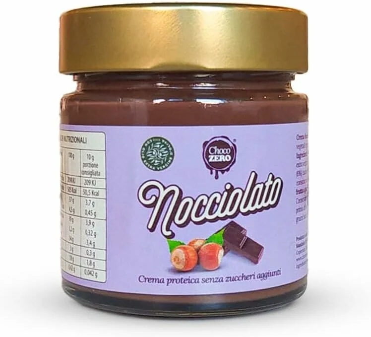 Proteincreme Choco Zero mit Haselnüssen 34 % 250 g
