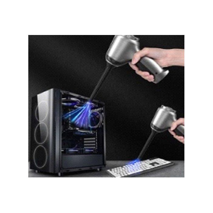Aspiradora para coche - THOMSON - 3 en 1 - 80 W - 12000 Pa - 18 min de autonomía - Incluye 6 accesorios - Gris