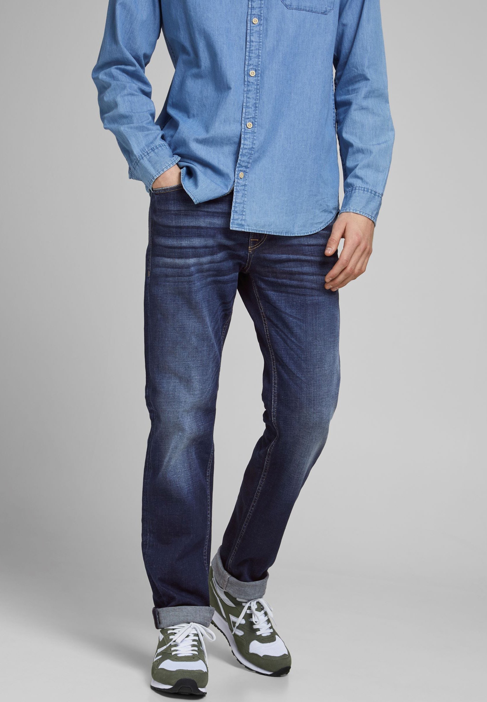 JEANS SLIM LEGG - SLIM LEGG - blue denimJack & Jones