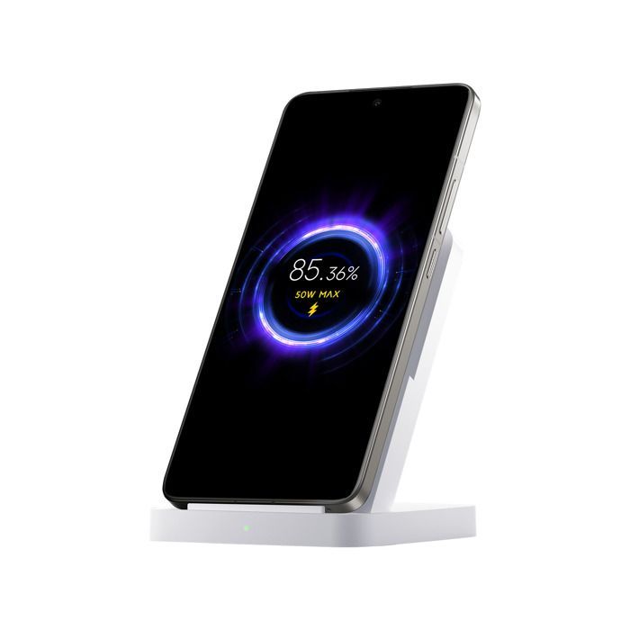 Wireless charger - XIAOMI - Mi Wireless Charging Stand Pro - 50W - Portable - White