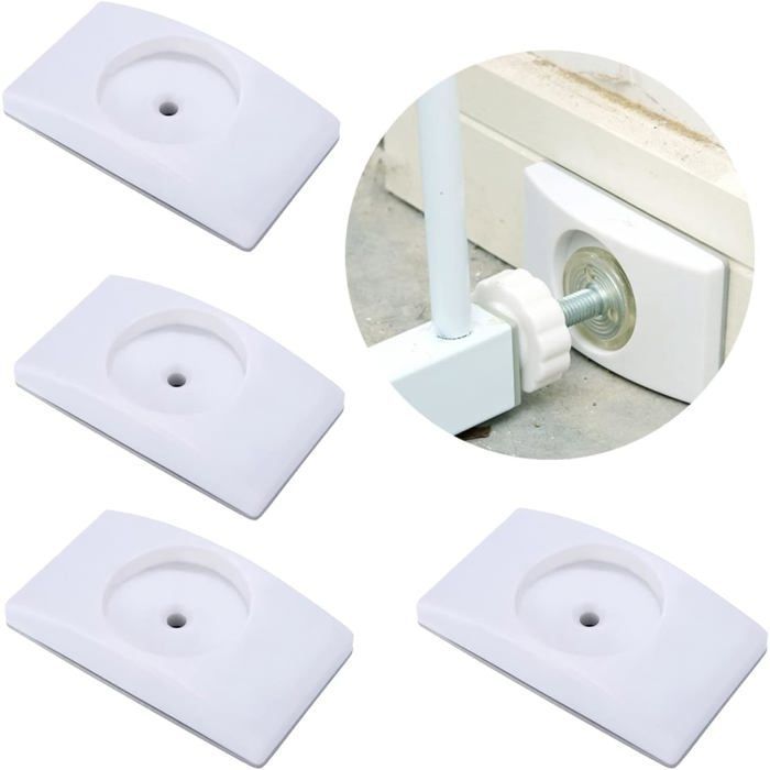 Juego de 4 protectores de pared para puertas de seguridad, protectores de pared para puertas de escaleras y extensiones de puertas.