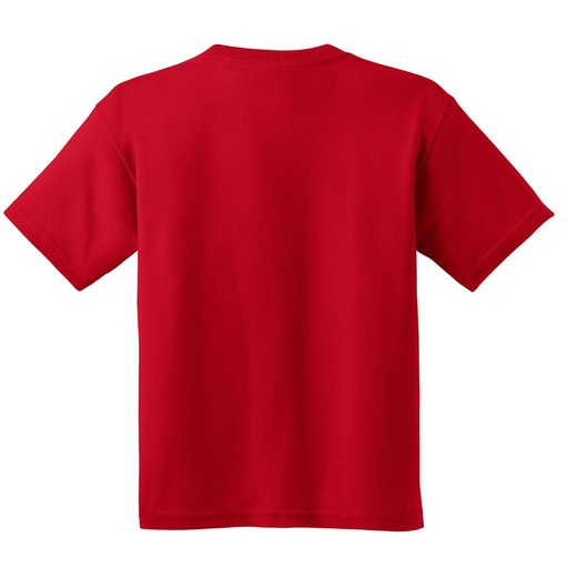  Eenvoudig T-shirt met korte mouwen van dik katoen (verpakking van 2)