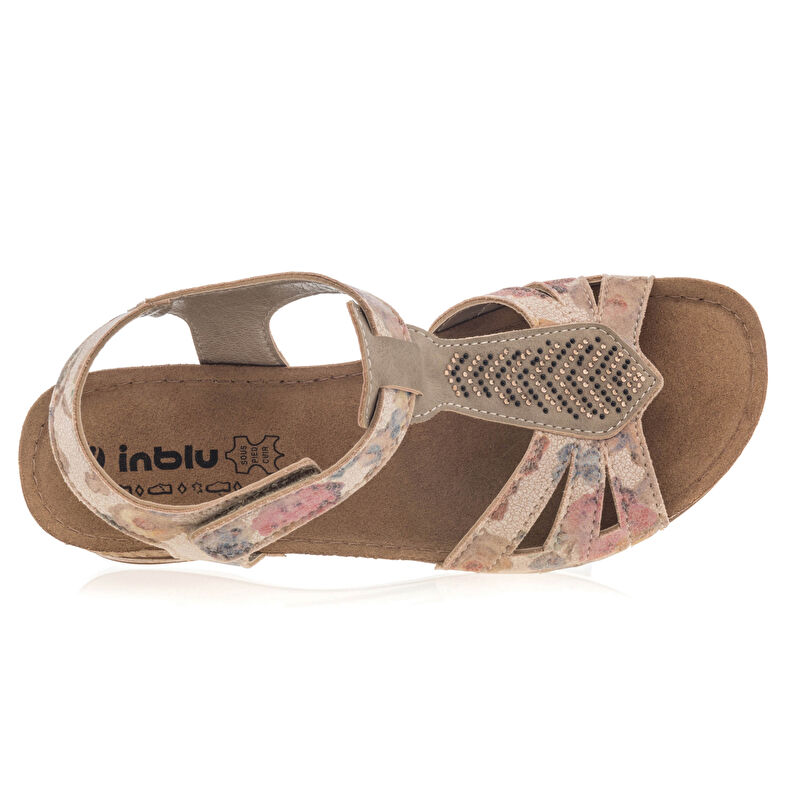 Sandalias marrones para mujer / Zapatos de punta abierta