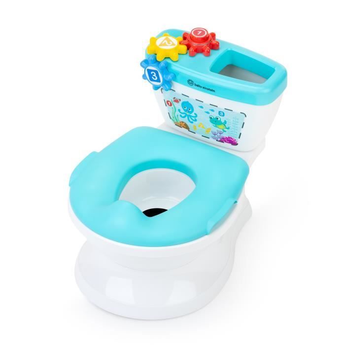 Baby Einstein minitoilet voor kinderen met toiletbrilverkleiner, muzikale spoeling, leuk, babycadeau