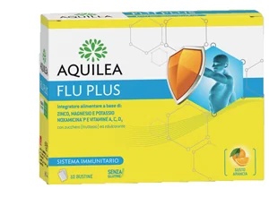 AQUILEA Aquilea Flu Plus Voedingssupplement voor het immuunsysteem 10 zakjes Immuunsysteem Welzijn