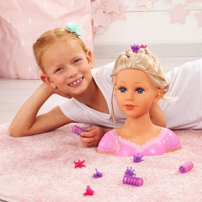 BAYER DESIGN – Charlene Super Model blonder Stylingkopf mit Make-up