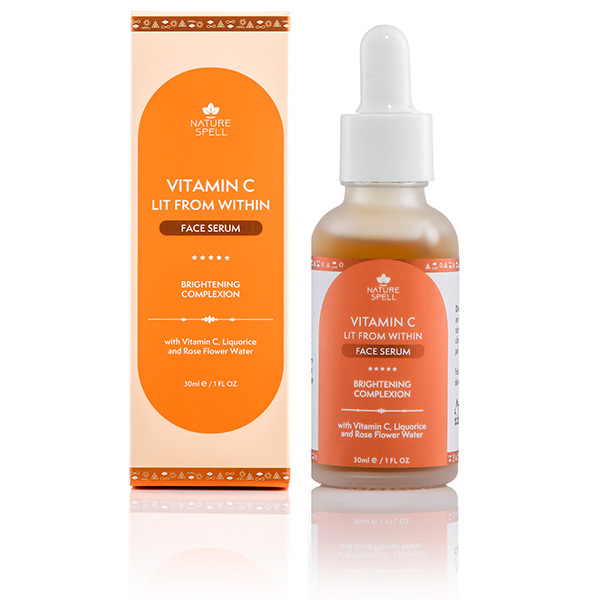 Nature Spell serum za posvjetljivanje lica s vitaminom C