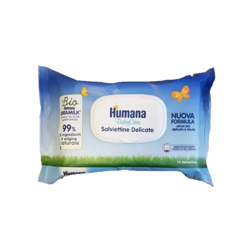 HUMANA Humana Baby zachte vochtige doekjes, 72 stuks, dermatologisch getest