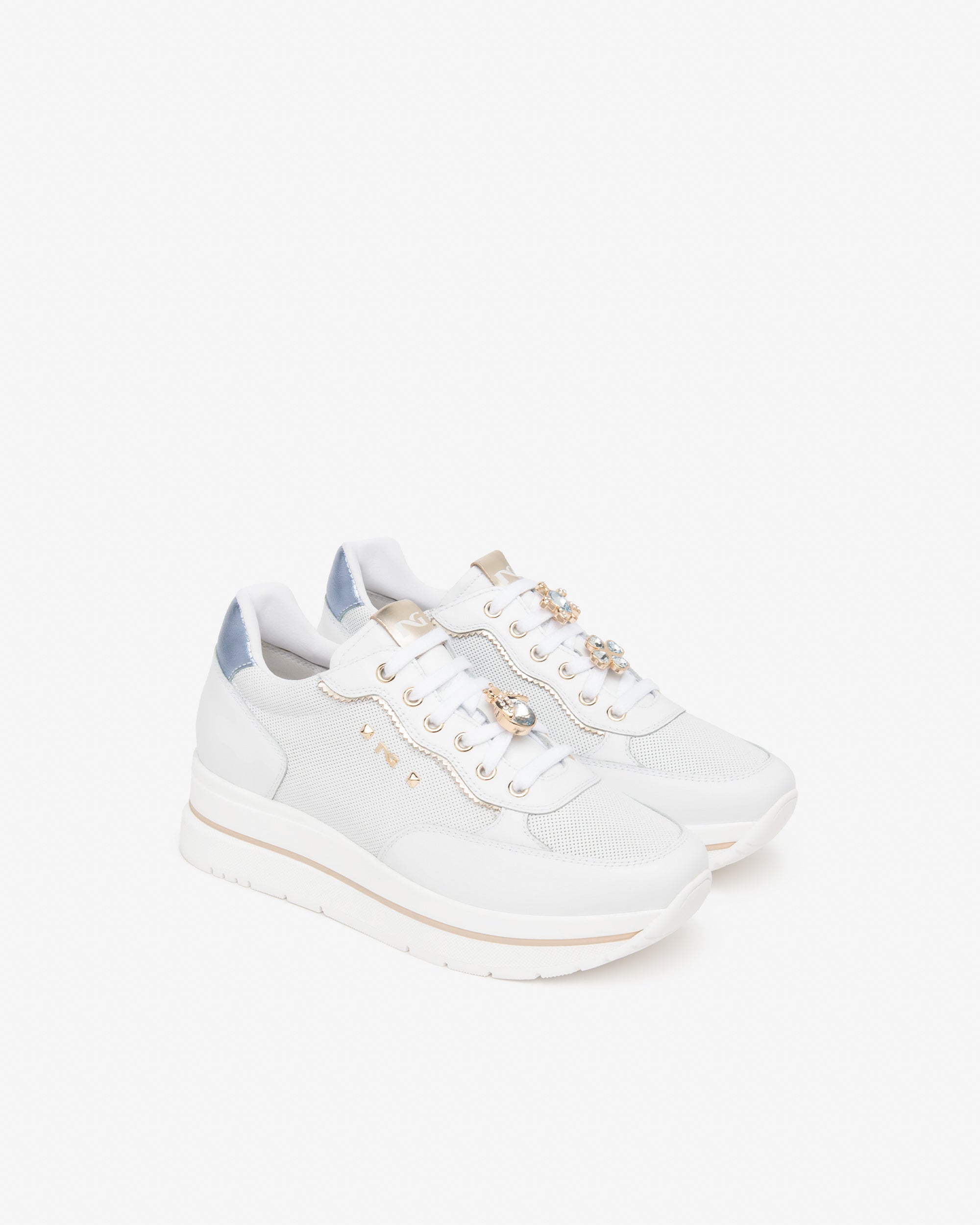  Damen-Sneaker aus Leder und Funktionsmaterial