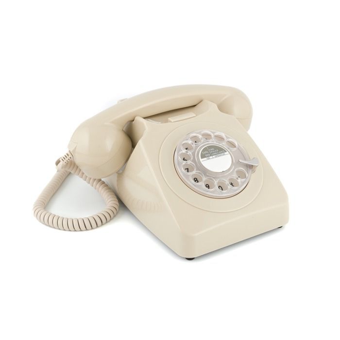 Téléphone analogique fixe - GPO - 746 - Ivoire - Vintage - Filaire