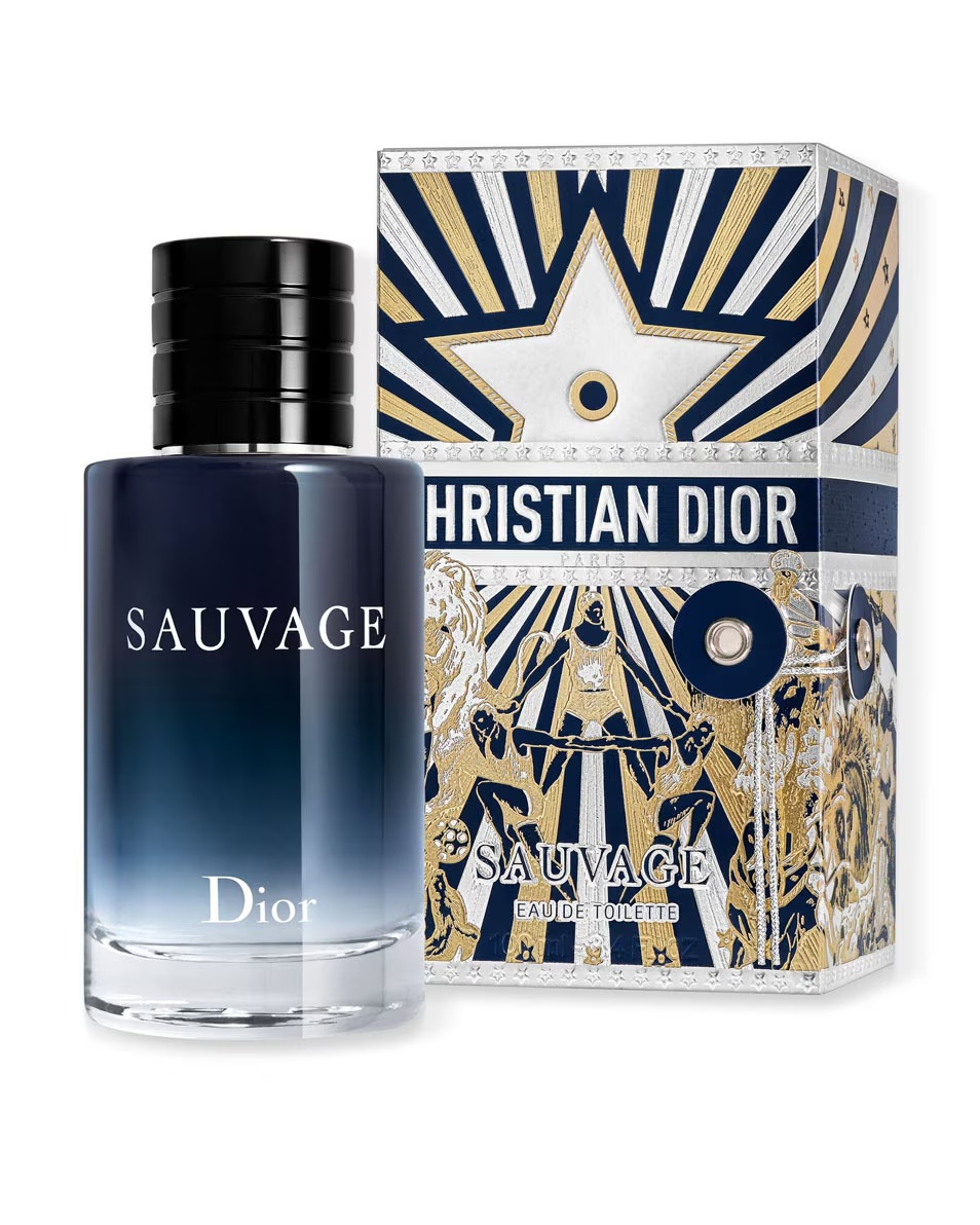 DIOR Sauvage Eau de Toilette - Περιορισμένης Έκδοσης Επαναγεμιζόμενο ανδρικό άρωμα περιορισμένης έκδοσης - Δροσερές, εσπεριδοειδής και ξυλώδεις νότες