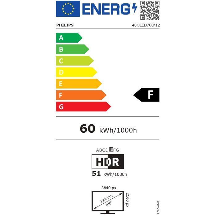Philips 48OLED760 Ambilight - TV OLED 48