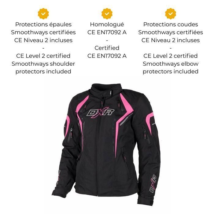 Chaqueta de moto certificada para mujer | JULIA MOTOBLOUZ