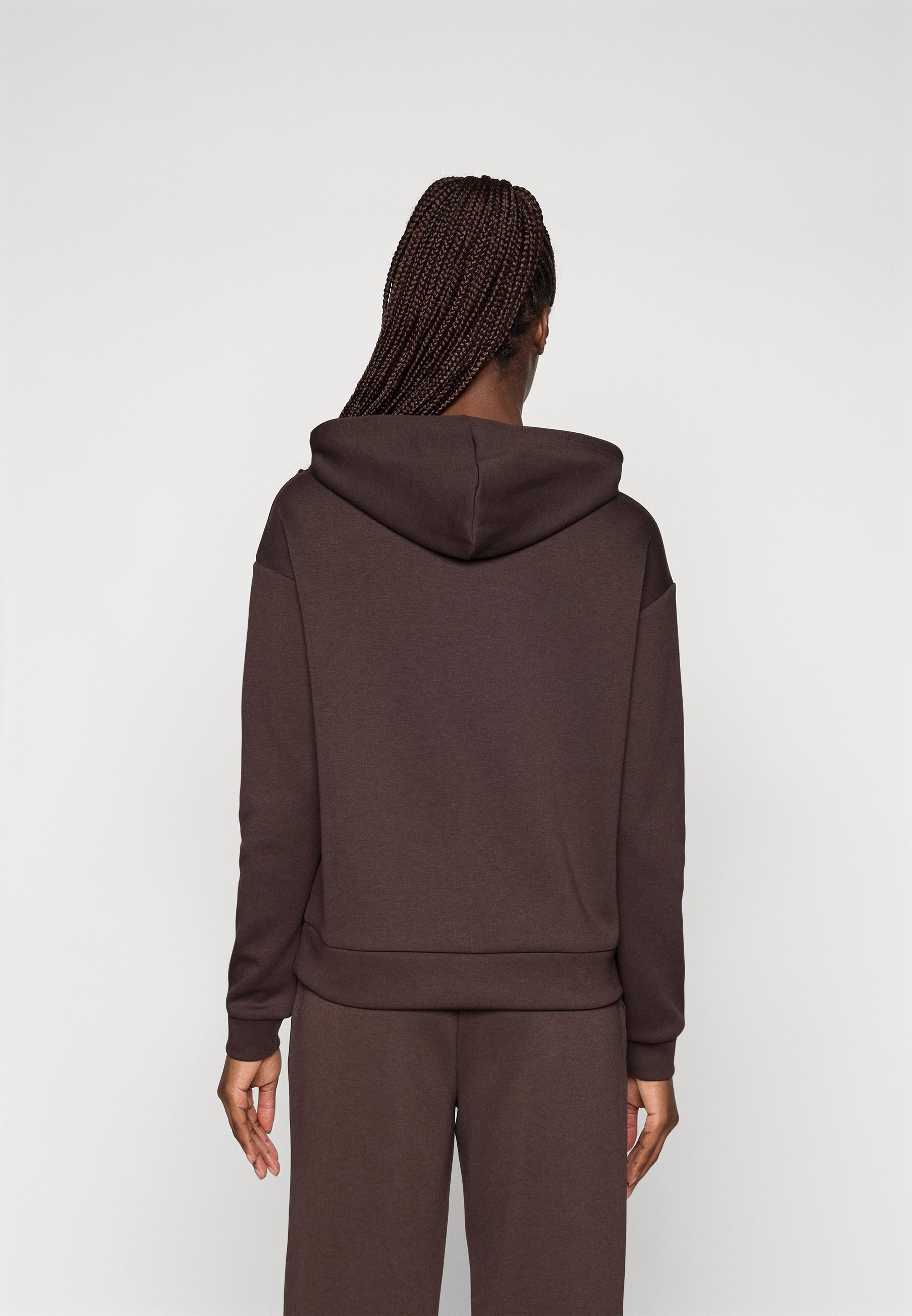 Gioca SOLO ONPLOUNGE LIFE HOOD NOOS - Felpa con cappuccio - torta al cioccolato