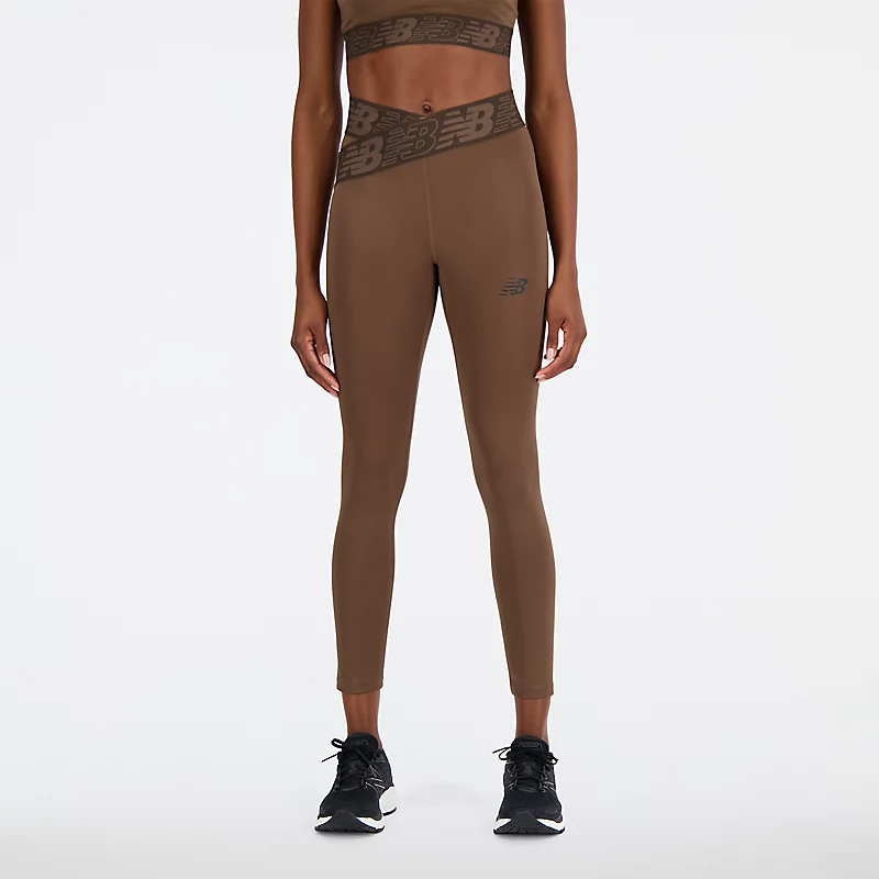Mallas Damskie Relentless Crossover de talle alto 7/8 - OSCURO