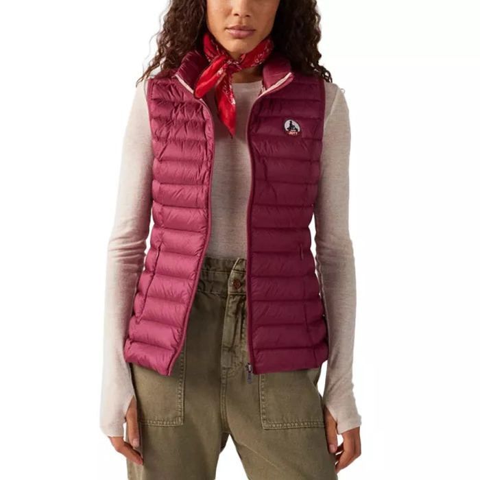 Jaqueta puffer sem mangas feminina Jott SEDA BASIC