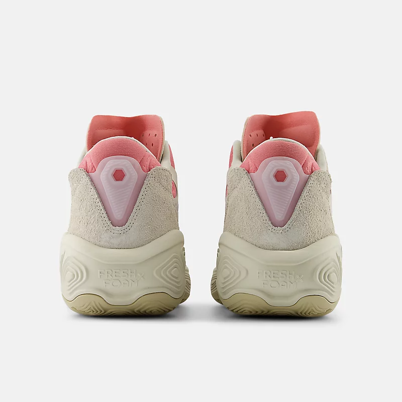 Fresh Foam BB v2 masculino – Moonbeam com linho e rosa sinal