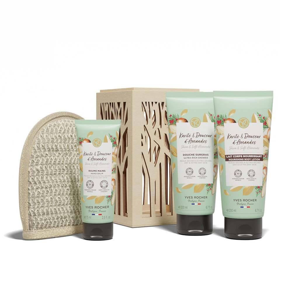 Kit de Presente Suavidade - Manteiga de Karité e Amêndoas