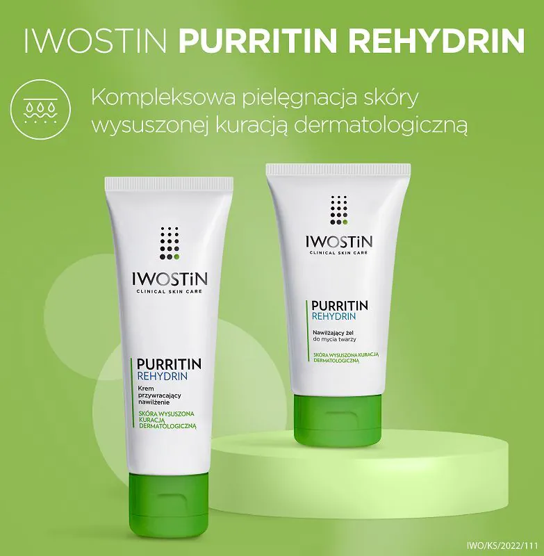Iwostin Purritin Rehydrin Krem Przywracjący Nawilżenie