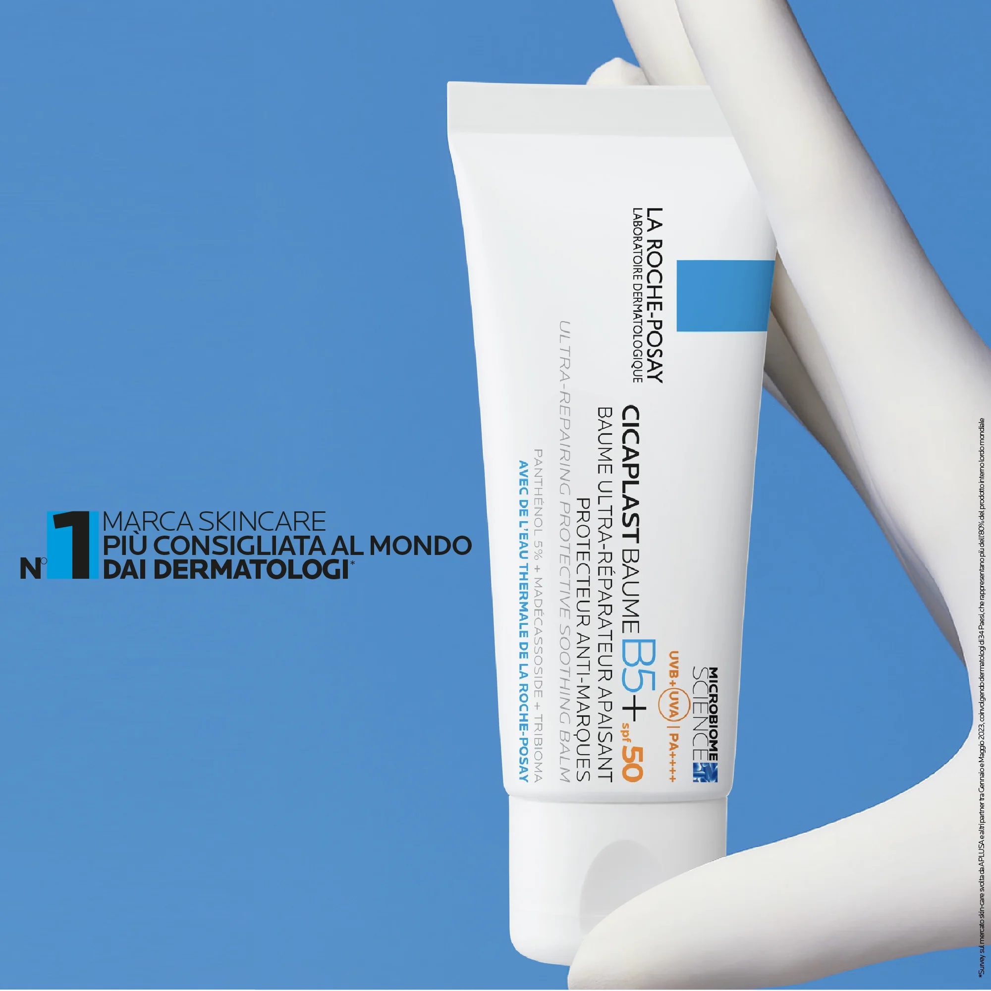LA ROCHE POSAY La Roche Posay Cicaplast Baume B5 SPF 50 40 ml Verzachtende balsem voor lichaam en gezicht