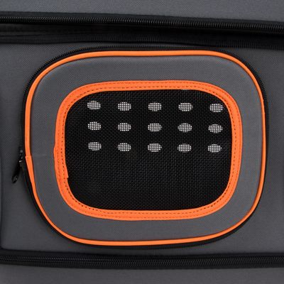 Sac de transport pliable - Gris et orange