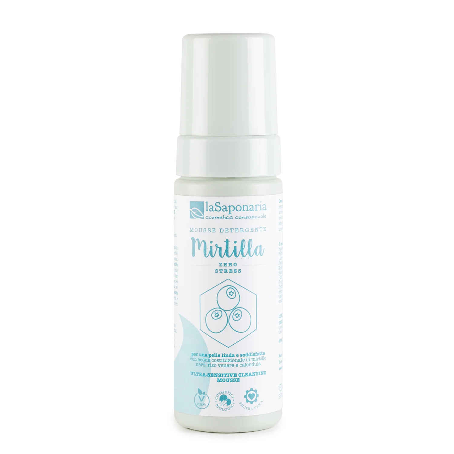 Costituzionale Viso Mousse Detergente Mirtilla - Mousse detergente viso