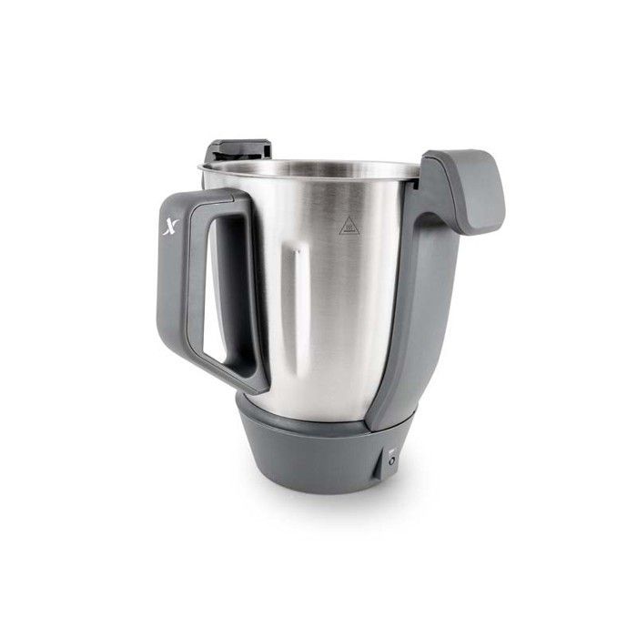 Bowl - KITCHENCOOK - CUISIO X CONNECT / + / + V2 - Stainless steel - 4.5 L (3 L usable) - Graduated vertical handle