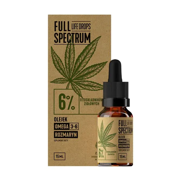 Full Spectrum Olejek Konopny CBD + CBDa 6% 15 ml