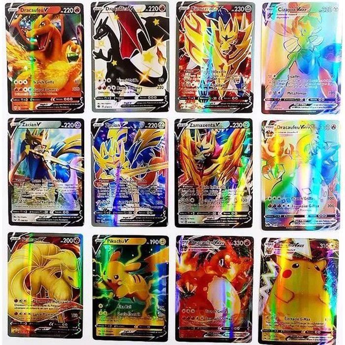 Lot de 50 cartes pokémon V version Française