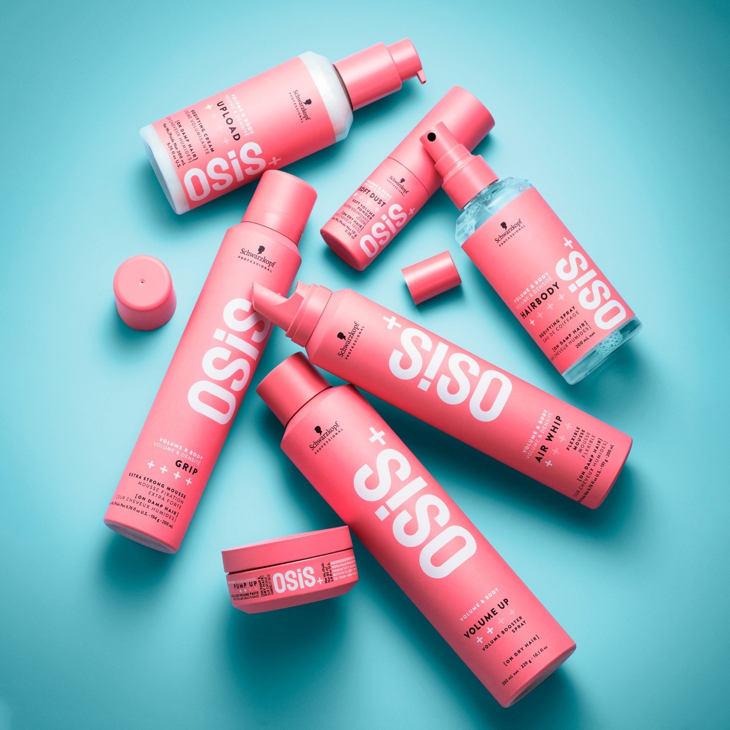 Schwarzkopf Professional matu putas OSiS+ Volume & Fullness Air Whip Volume & Fullness - 200 ml