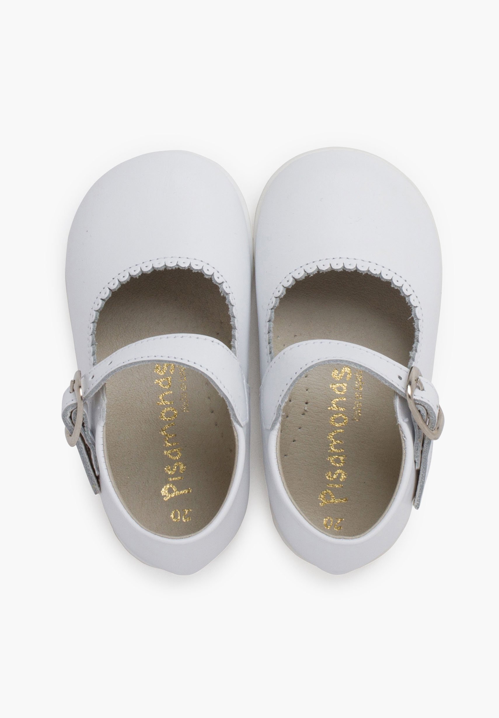 Pisamonas MERCEDITAS NIÑA HEBILLA - Chaussures bébé - blanco