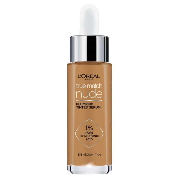 L'Oréal Paris True Match Nude 5-6 Medium Tan Plumping Tinted Serum<br>30 ml