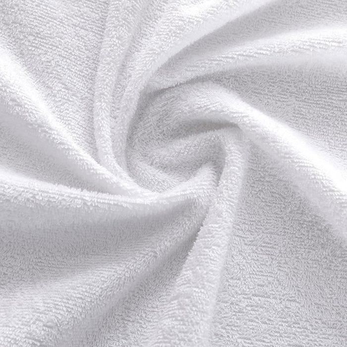 Waterdichte matrasbeschermer voor eenpersoonsbed 90 x 190/200 cm, gemaakt van microvezel en zacht badstof, inclusief bijpassend hoeslaken van microvezel.