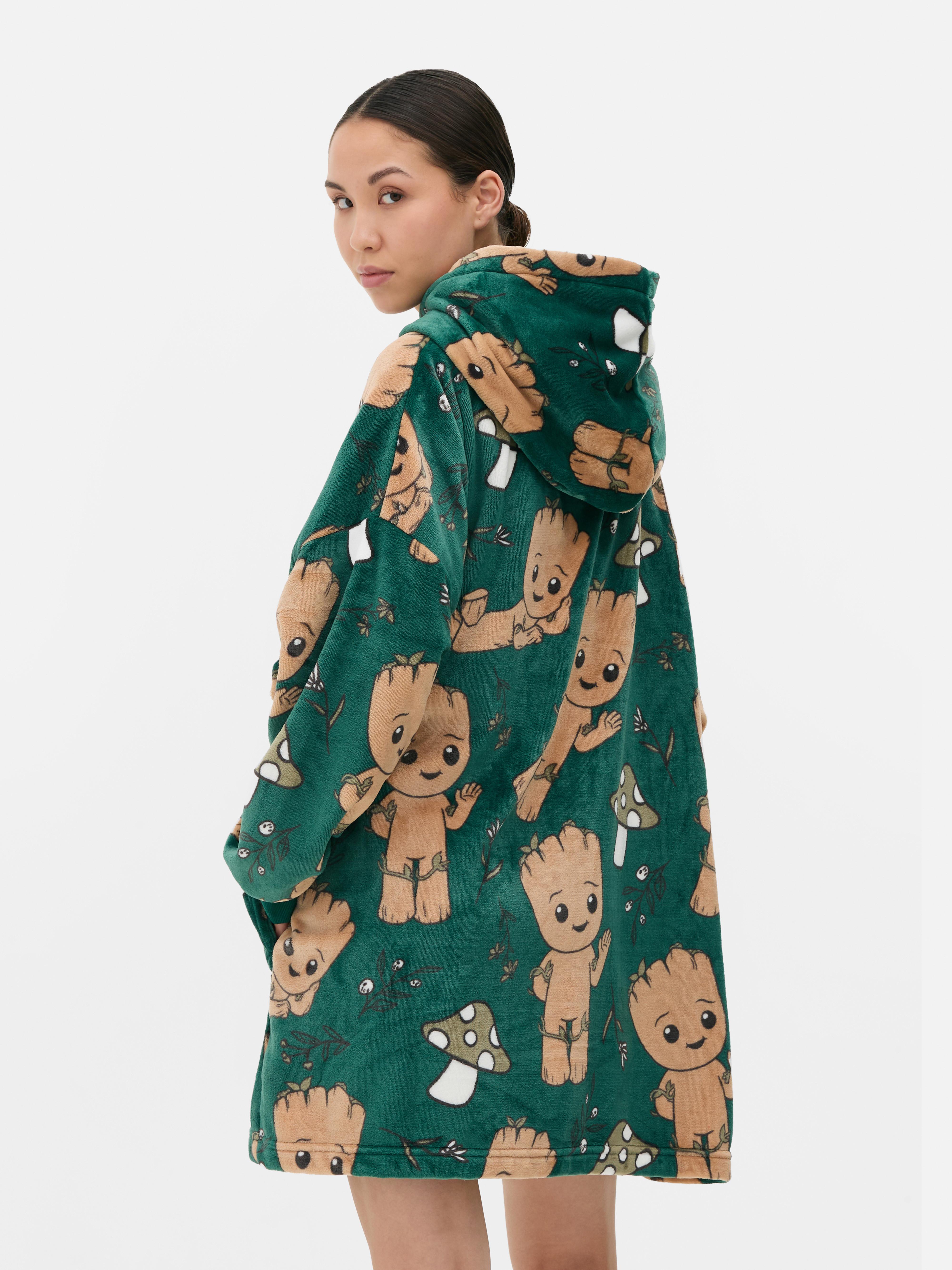 Damen-Snuddie mit Reißverschluss MARVEL Groot – Ein bequemer Snuddie mit Groot-Design