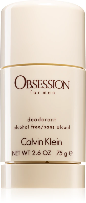 Calvin Klein Obsession voor mannen alcoholvrije deodorantstick