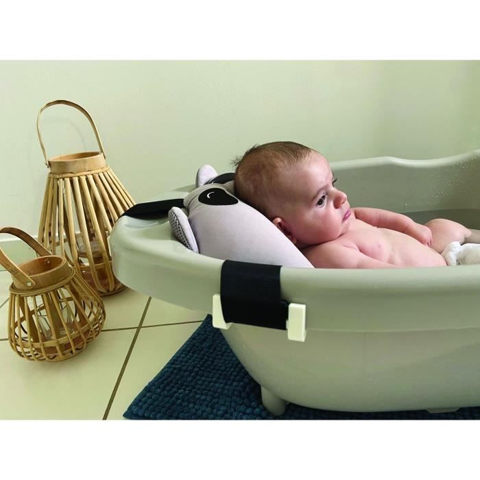 Baby Bath Cushion - Baby Bath Seat - Universal Attachment System - Quick-Drying Hook - 0-6 months