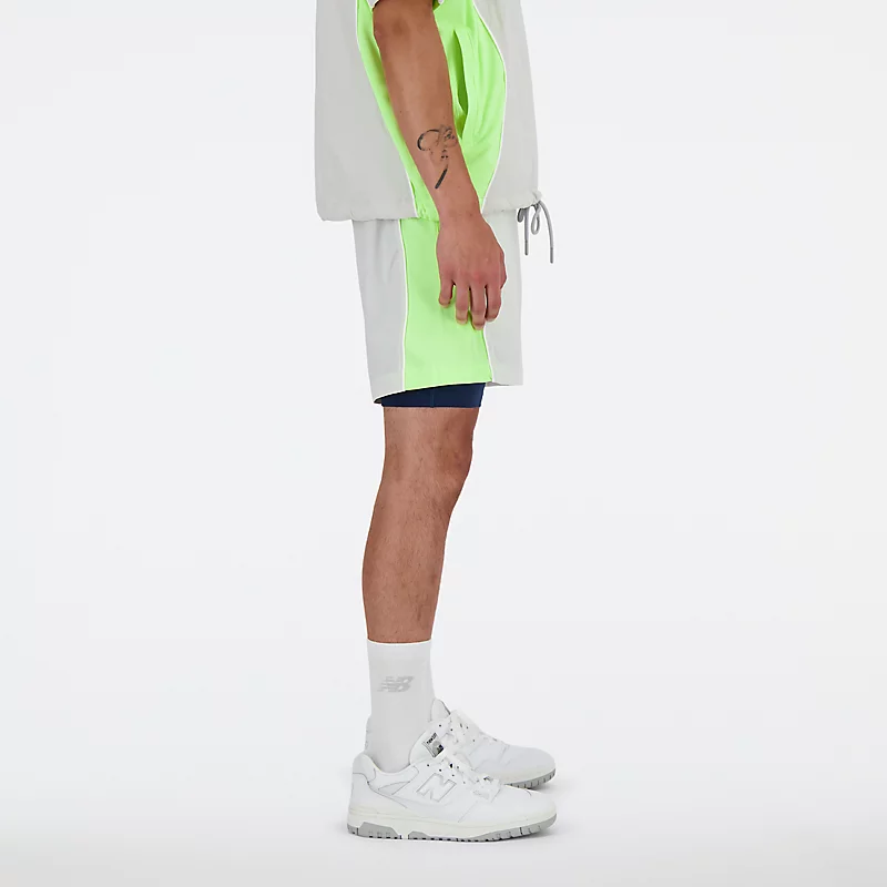 Ανδρικό σορτς Hoops On Court 2 σε 1 - GRAY MATTER
