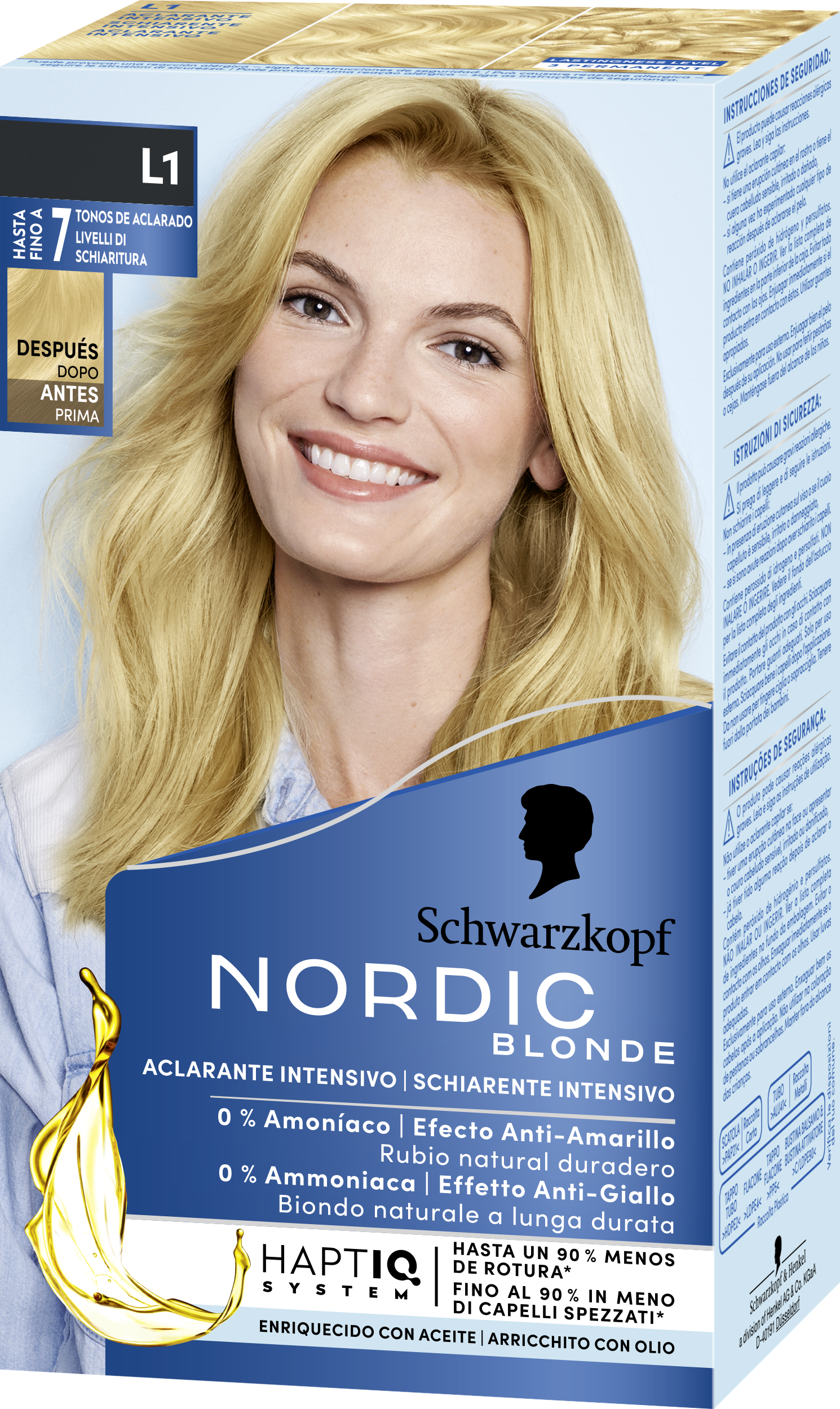 Nordic L1 Intensive Lightener Trajne boje za kosu
