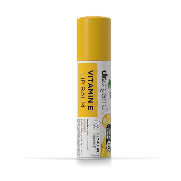 Balsamo labbra alla vitamina E Dr Organic 5,7 ml
